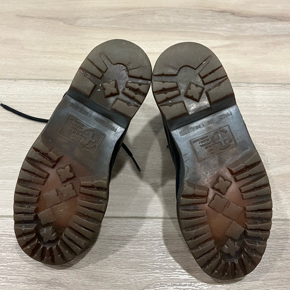 Doc Martens Dr. 90’s Vintage 1460 Boots Made in England UK 5 greasy US 7 - Picture 6 of 10